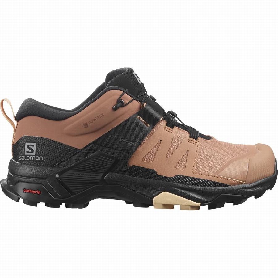 Salomon X Ultra 4 Gore-tex Turisticka Obuv Damske Hnede/Čierne |KUB116IA|